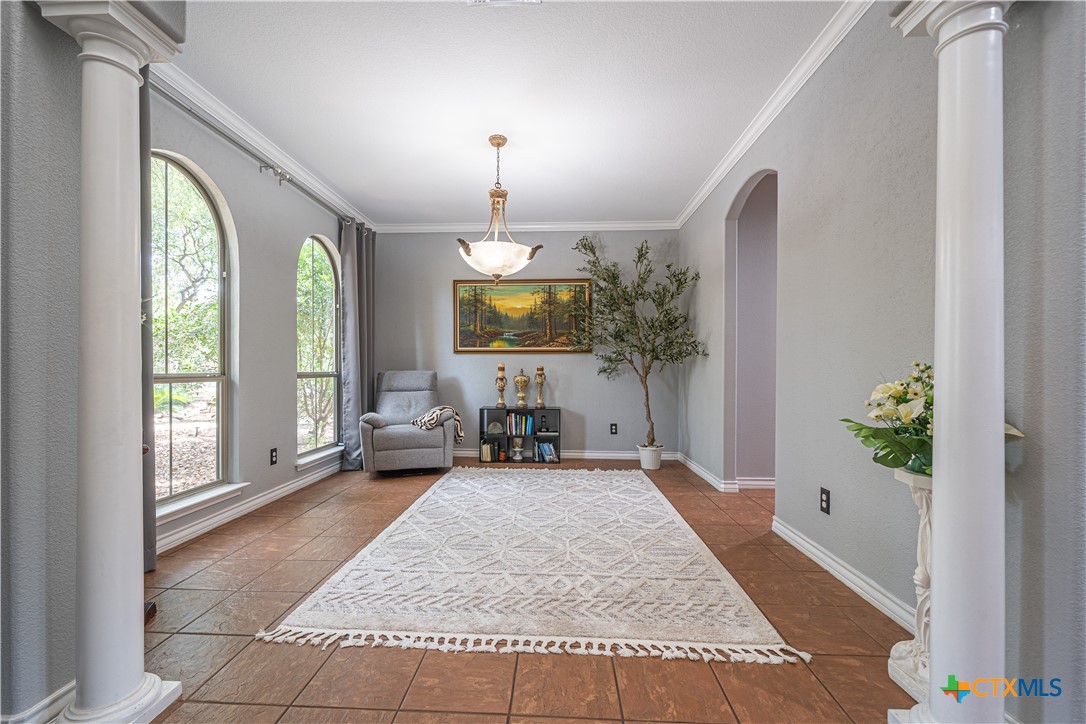 519 Long Meadow Spring Branch, TX 78070 - Photo 5 of 33 a living room with furniture and a large window