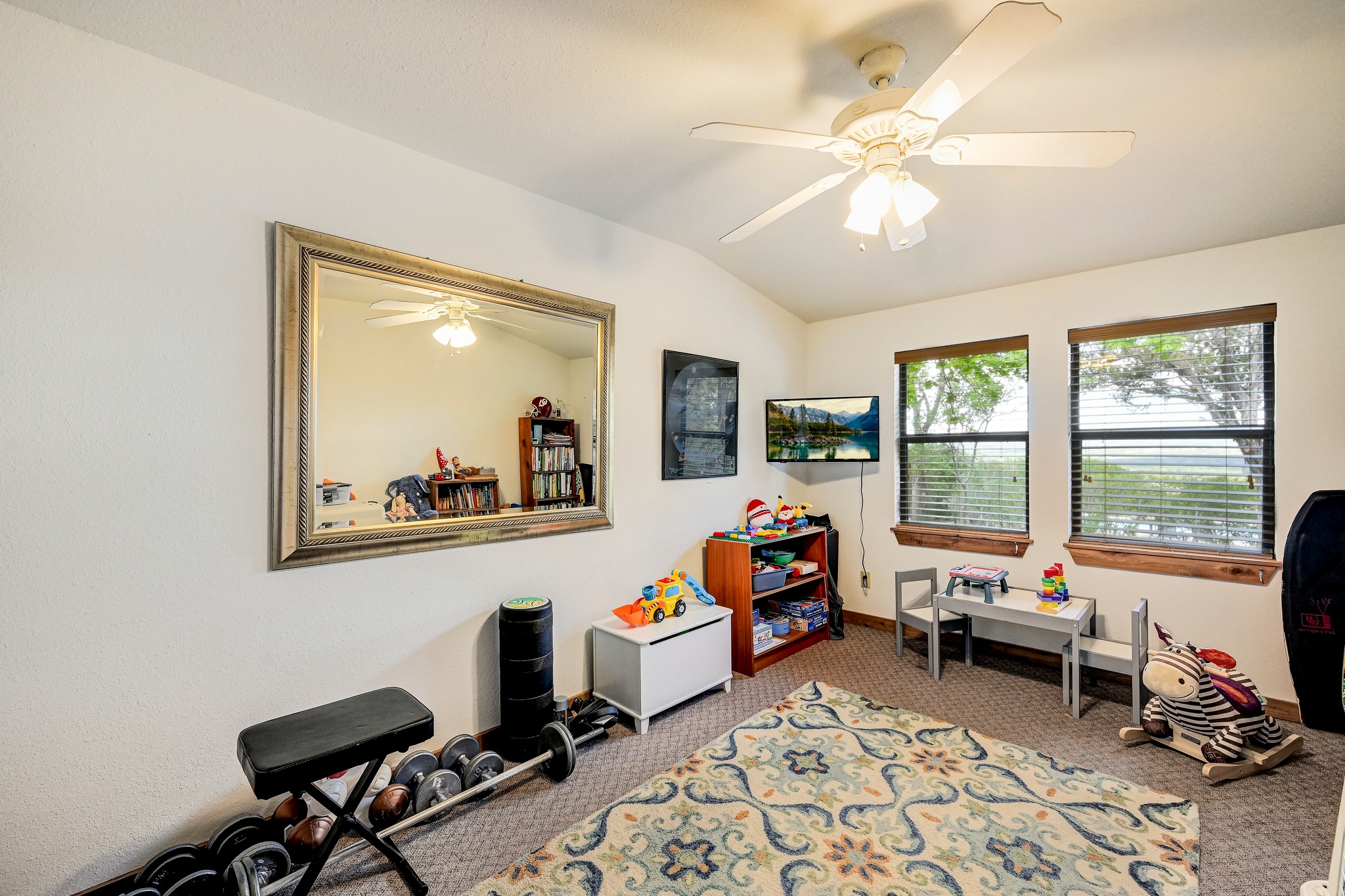 900 Box Canyon Road Wimberley, TX 78676 - Photo 31 of 40 This fifth bedroom is currently a play room for the grandkids.