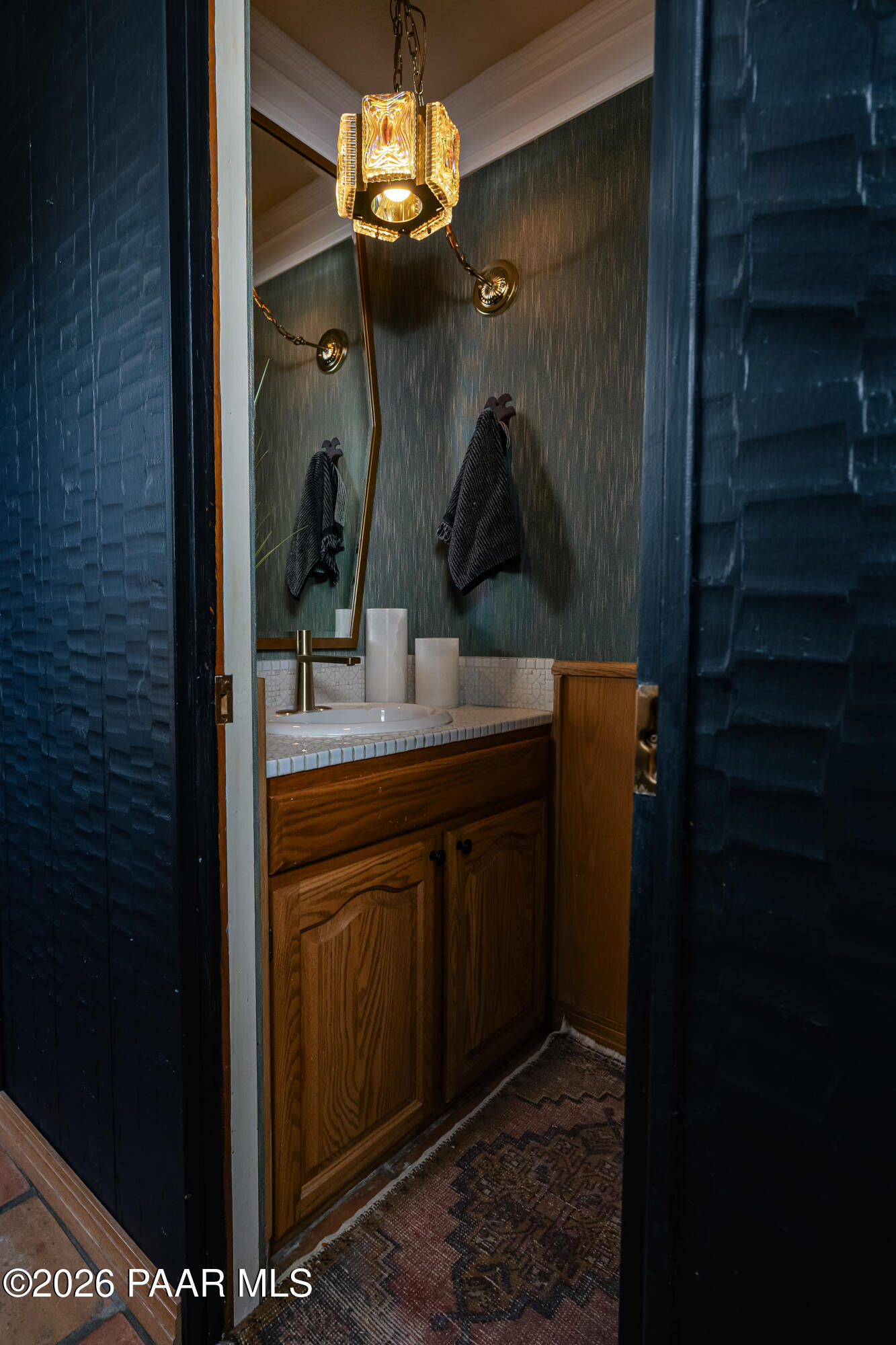 372 Verde Lane Prescott, AZ 86303 - Photo 18 of 23 a bathroom with a sink and a mirror