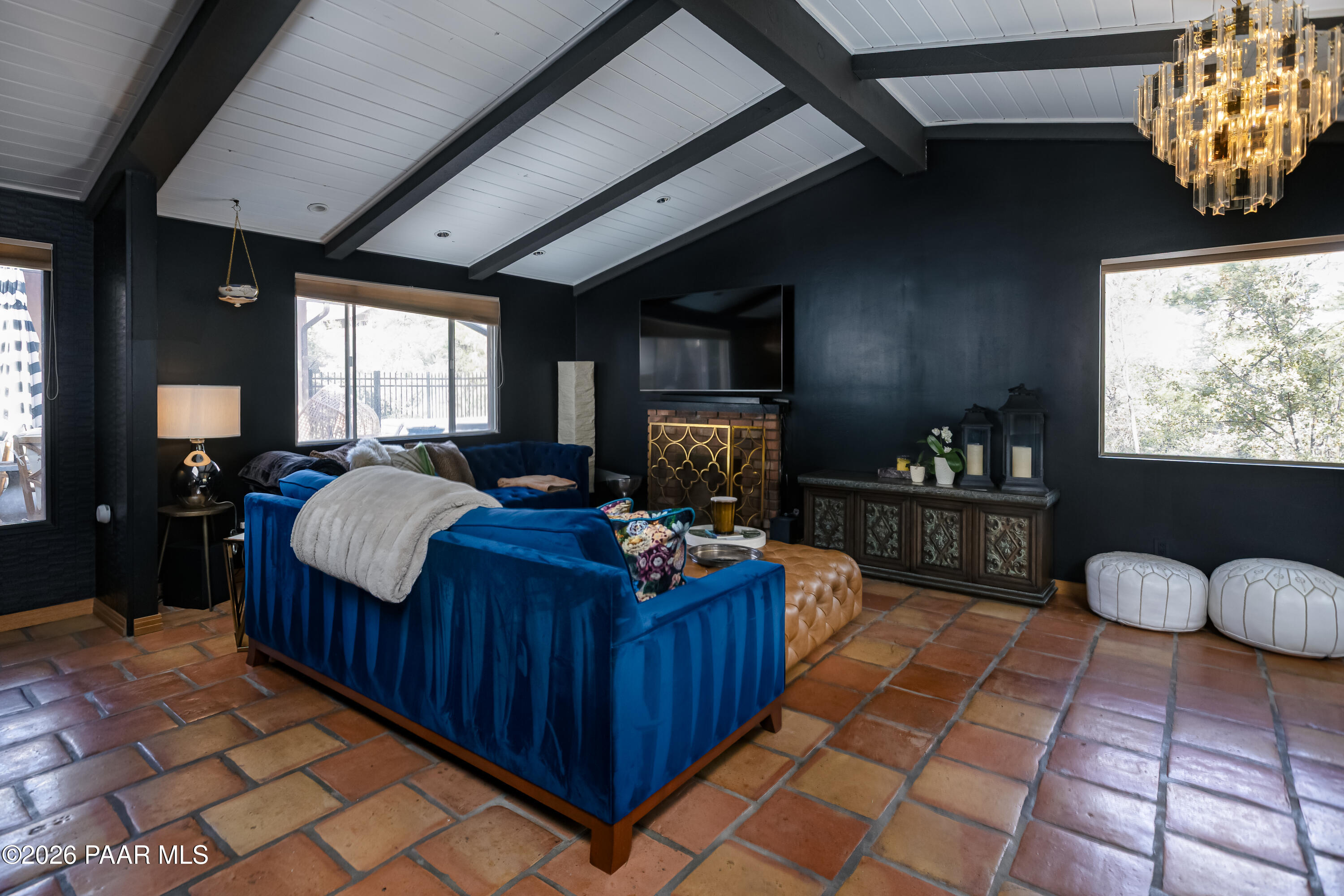 372 Verde Lane Prescott, AZ 86303 - Photo 2 of 23 a bedroom with furniture and a large window