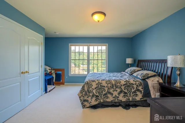 a view of a swimming pool with an ocean view
