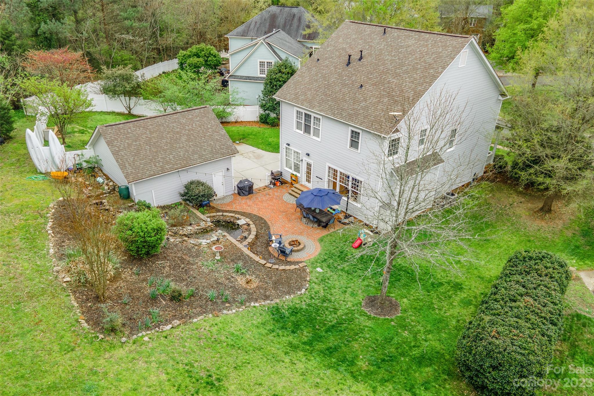 1744 Catherine Lothie Way Fort Mill, SC 29708 - Photo 41 of 44 an aerial view of a house with garden