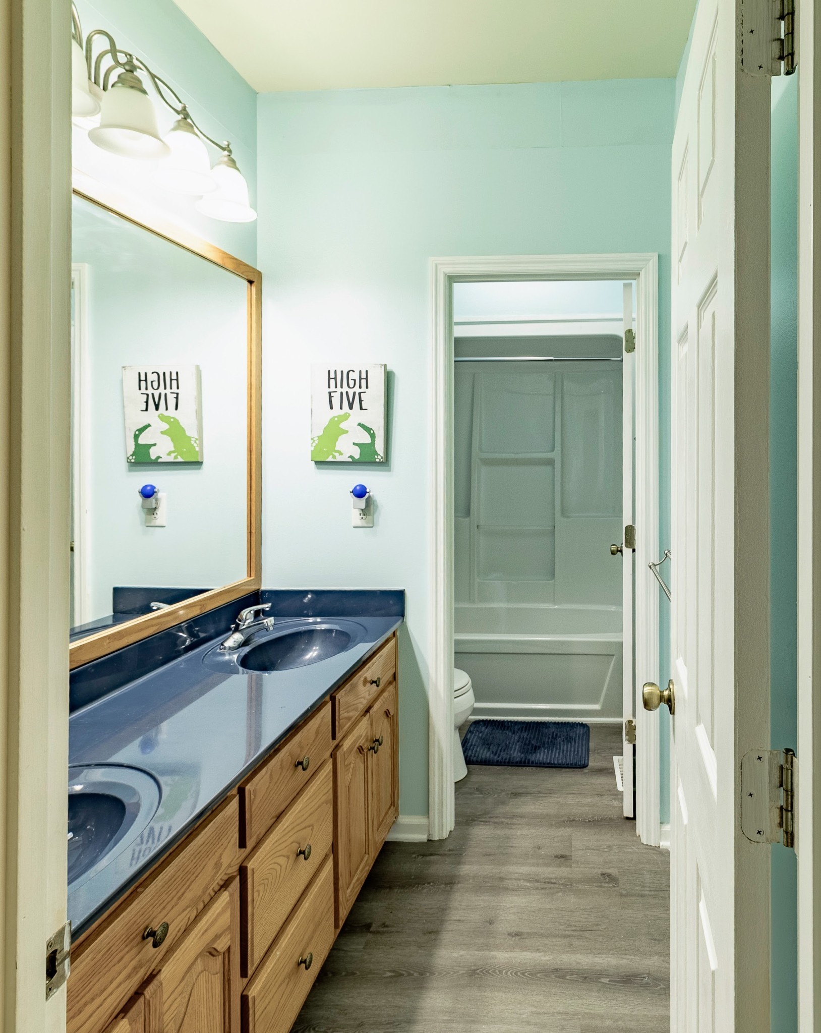 1910 Cedar Creek Road Vanleer, TN 37181 - Photo 21 of 44 a bathroom with a granite countertop sink and a mirror