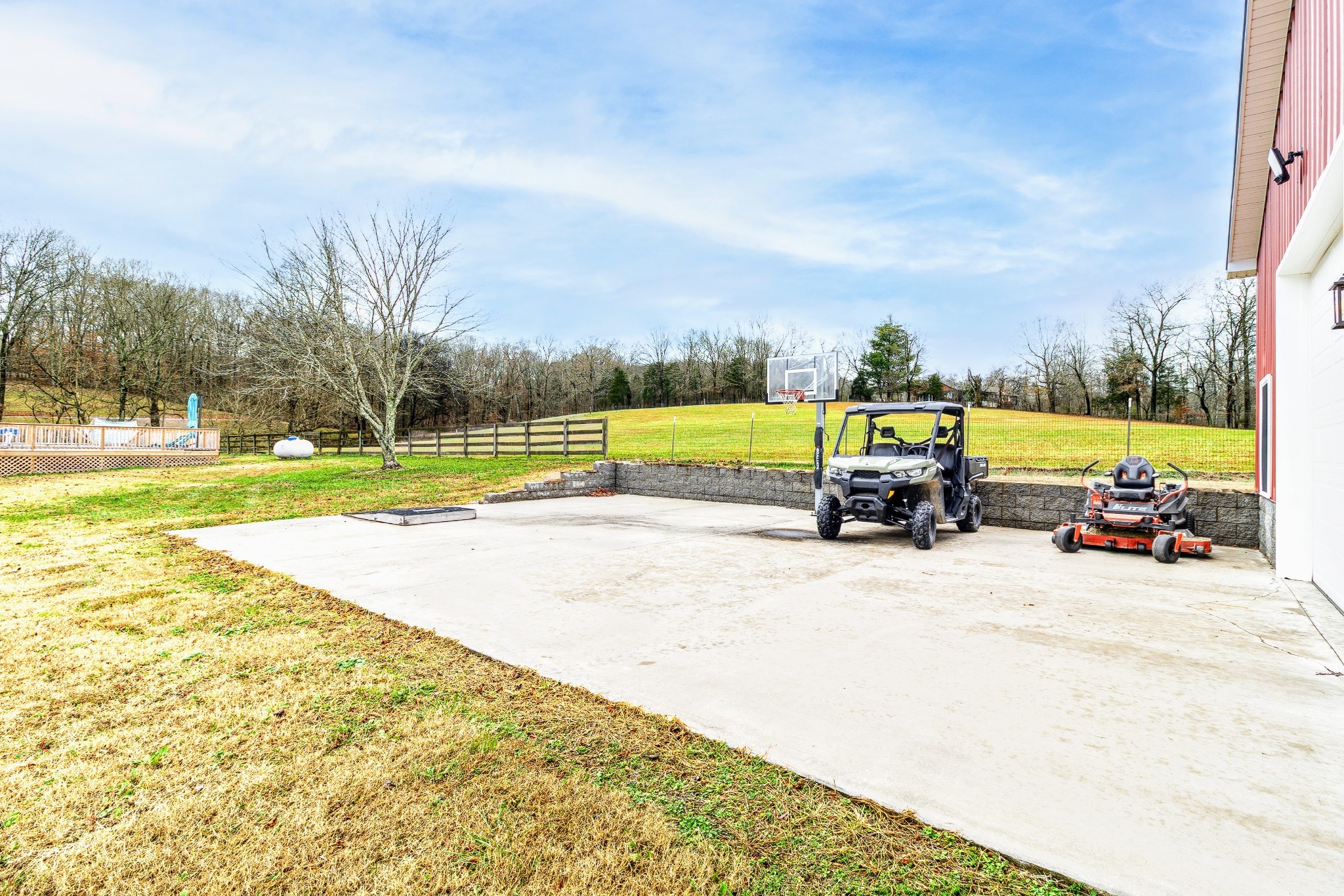 1910 Cedar Creek Road Vanleer, TN 37181 - Photo 32 of 44 a view of a swimming pool and a yard