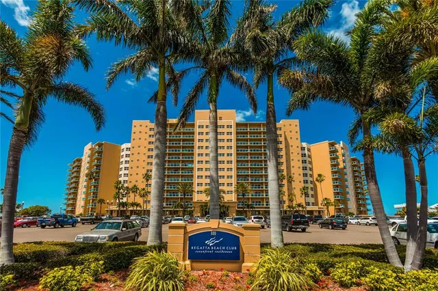 a view of a city with tall buildings