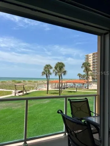 a view of a lake with outdoor space