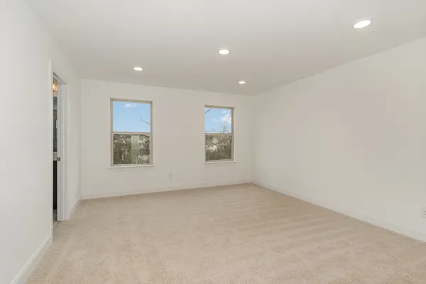 a view of an empty room