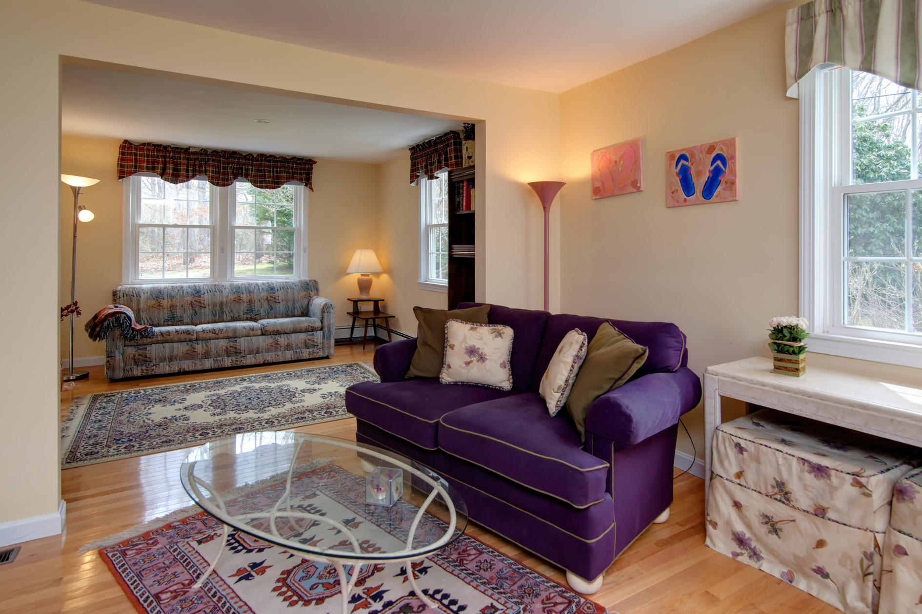 115 Holly Point Road Centerville, MA 02632 - Photo 13 of 26 a living room with furniture and a potted plant