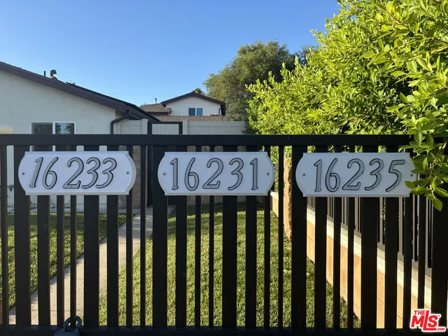 a view of a wooden door