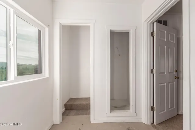 a view of an front door