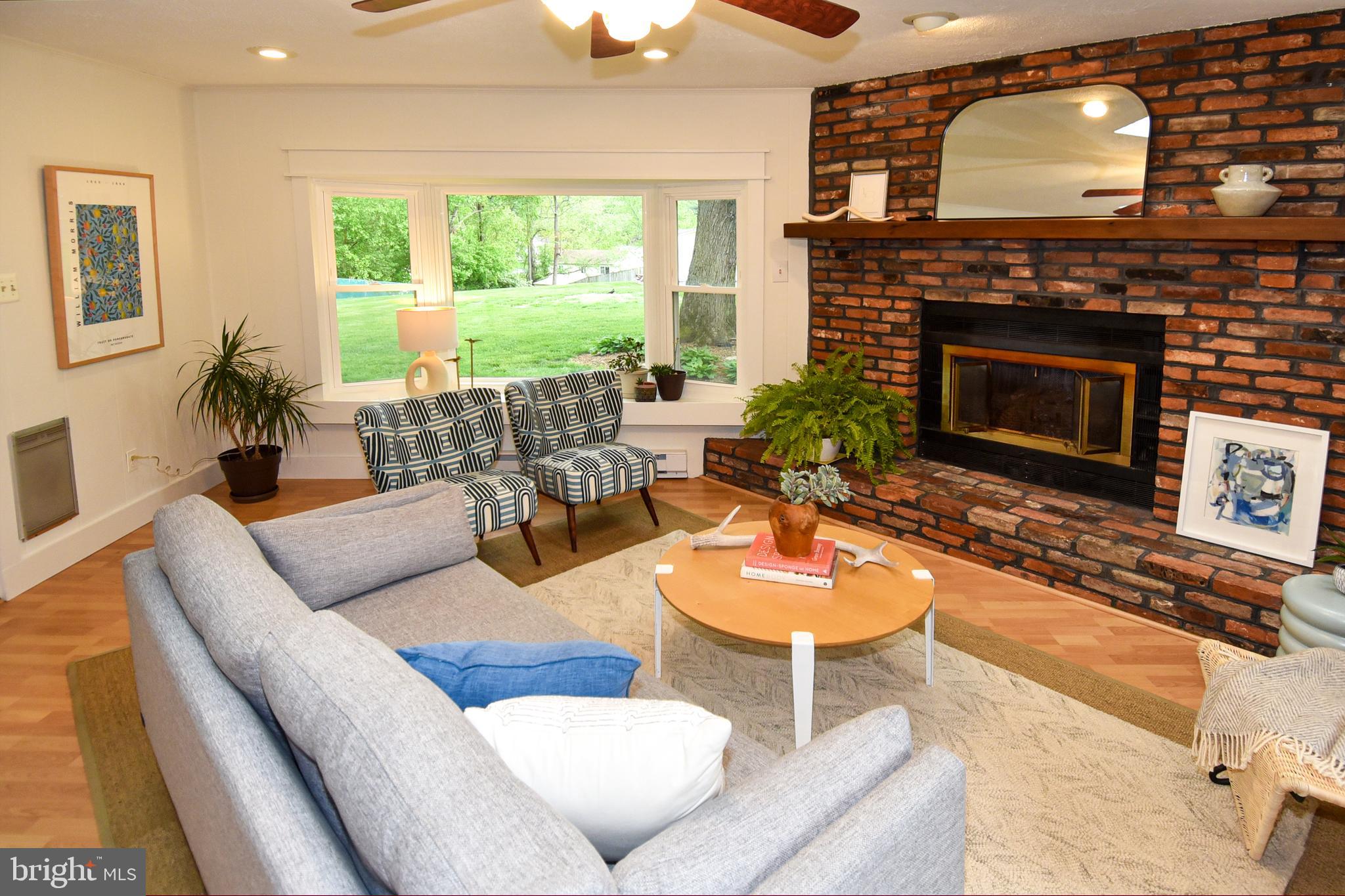 6608 Garrett Road Derwood, MD 20855 - Photo 14 of 38 Family room with gas fireplace