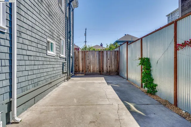 a view of a pathway of a building