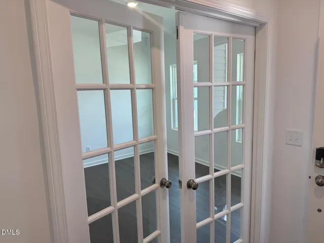 a view of a walk in closet