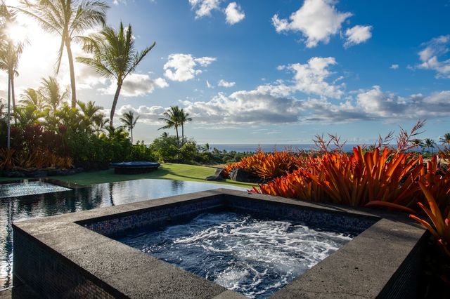a view of a yard in front of a house
