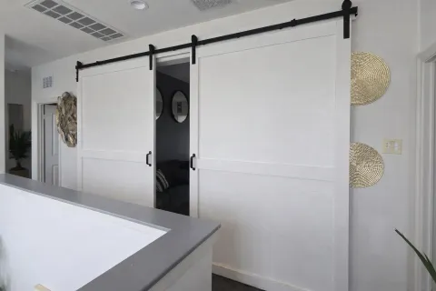 a view of walk in closet