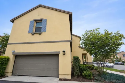 a view of a house with a door