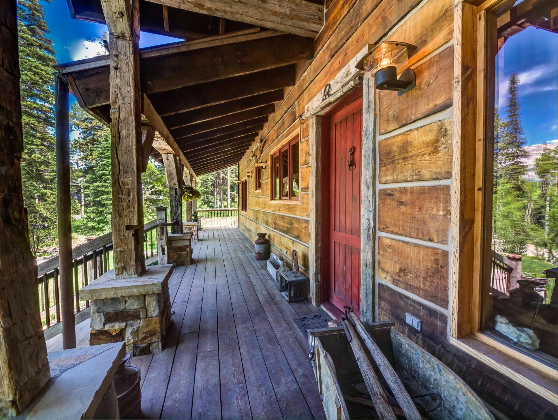 44 Spruce Way Telluride, CO 81435 - Photo 17 of 17 a view of a balcony with wooden floor