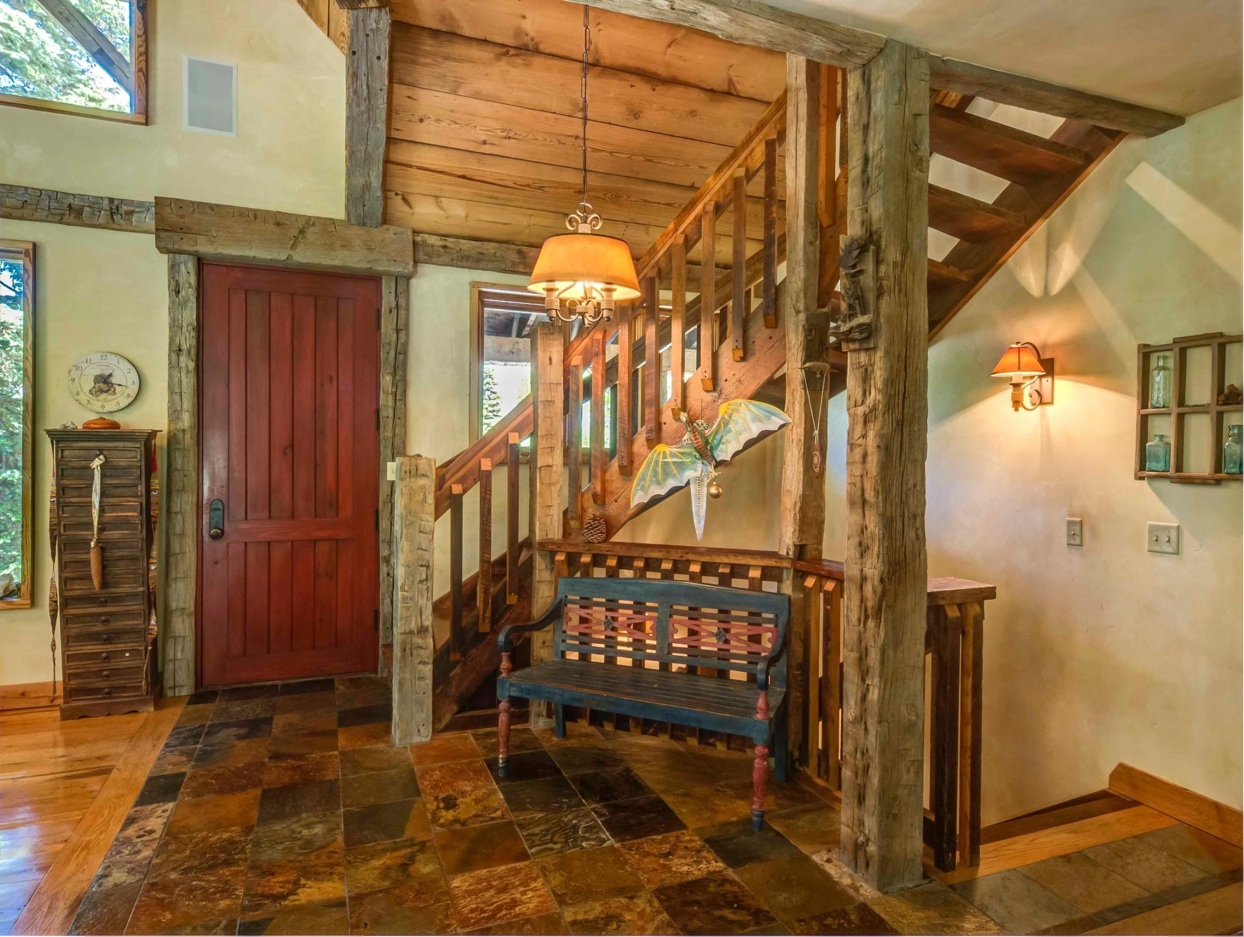 44 Spruce Way Telluride, CO 81435 - Photo 5 of 17 a view of entryway with a wooden door