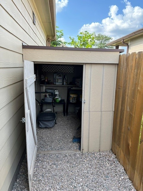 2020 Cedar Tree Court Conroe, TX 77301 - Photo 24 of 26 Shed in backyard conveniently located on side of home. This home is better than new and has so many extras