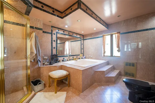 a room with furniture a window and gym equipment