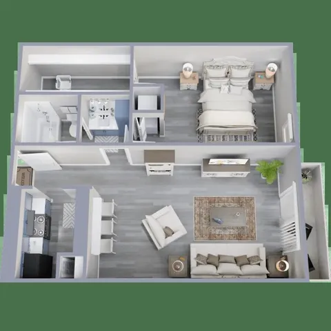 a picture of a living room with furniture and floor to ceiling windows