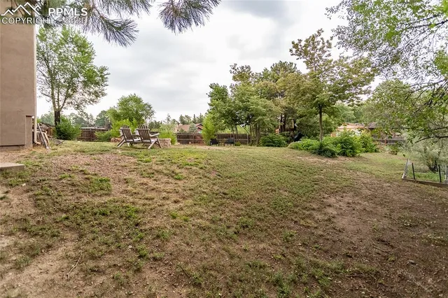 a backyard of a house