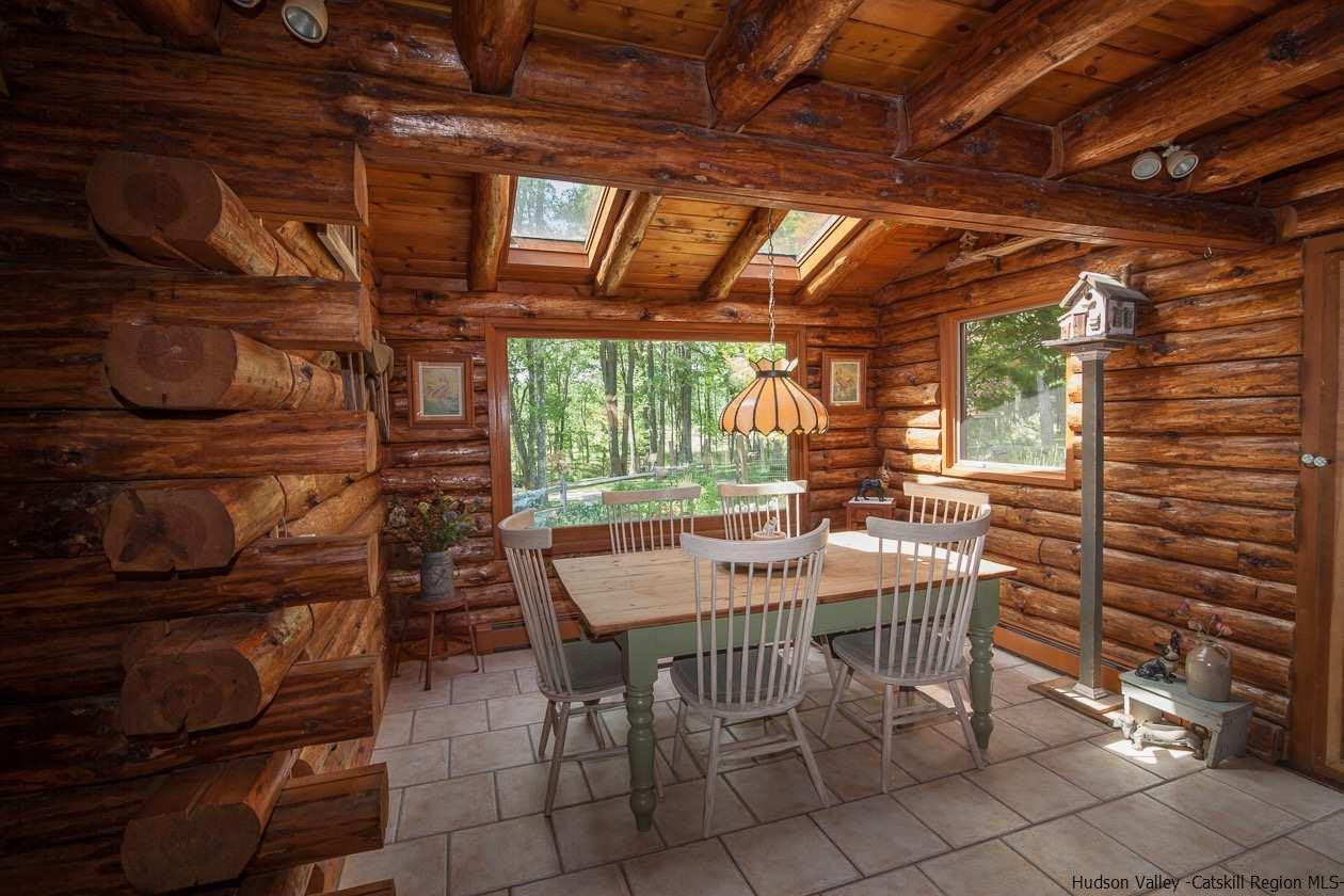 276 Krum Road Kerhonkson, NY 12446 - Photo 7 of 34 a view of a dining room with furniture window and outside view