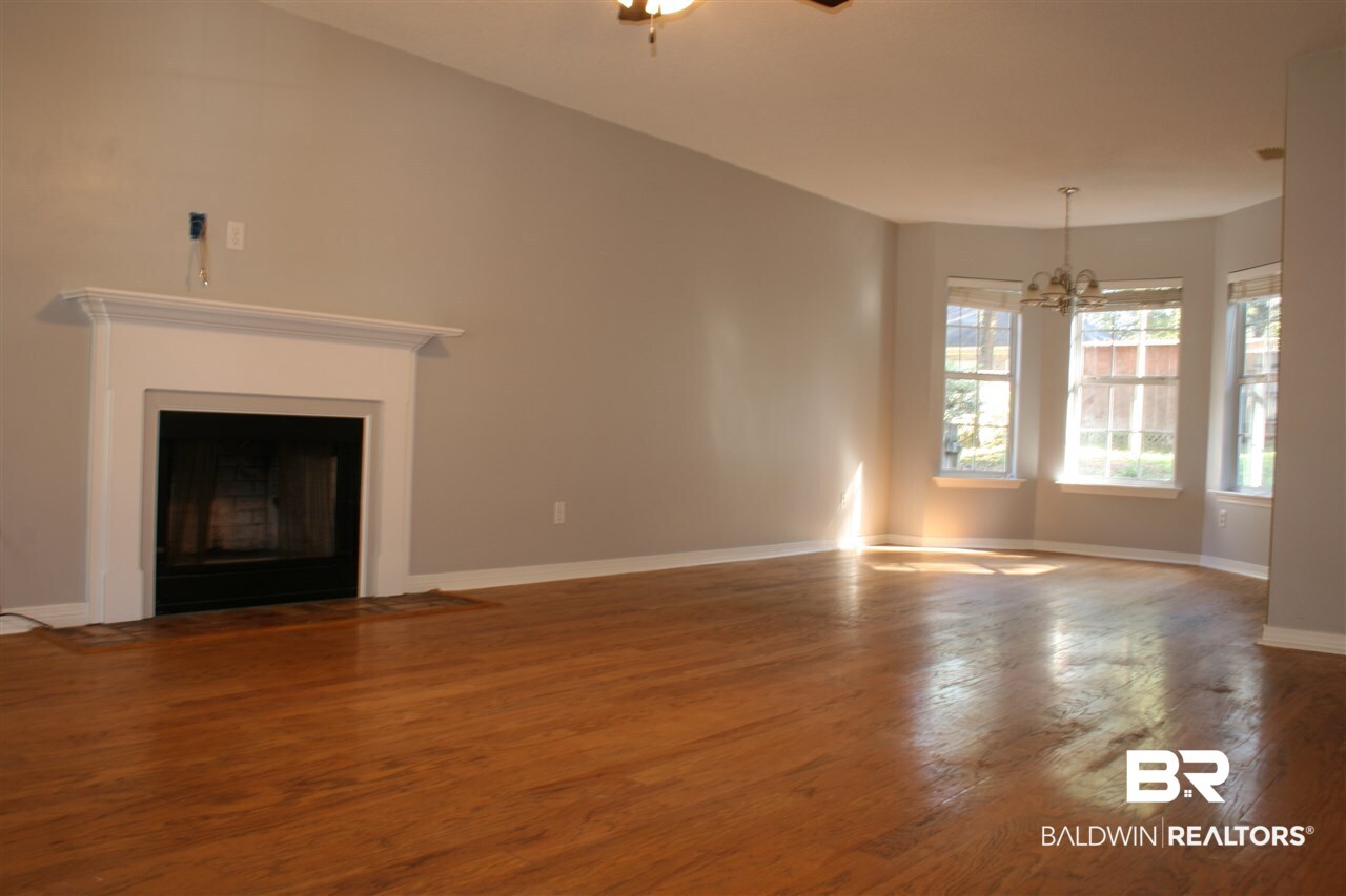 102 Meadow Wood Loop Daphne, AL 36526 - Photo 2 of 33 Beautiful Hardwoods in Living Area. Wood Burning