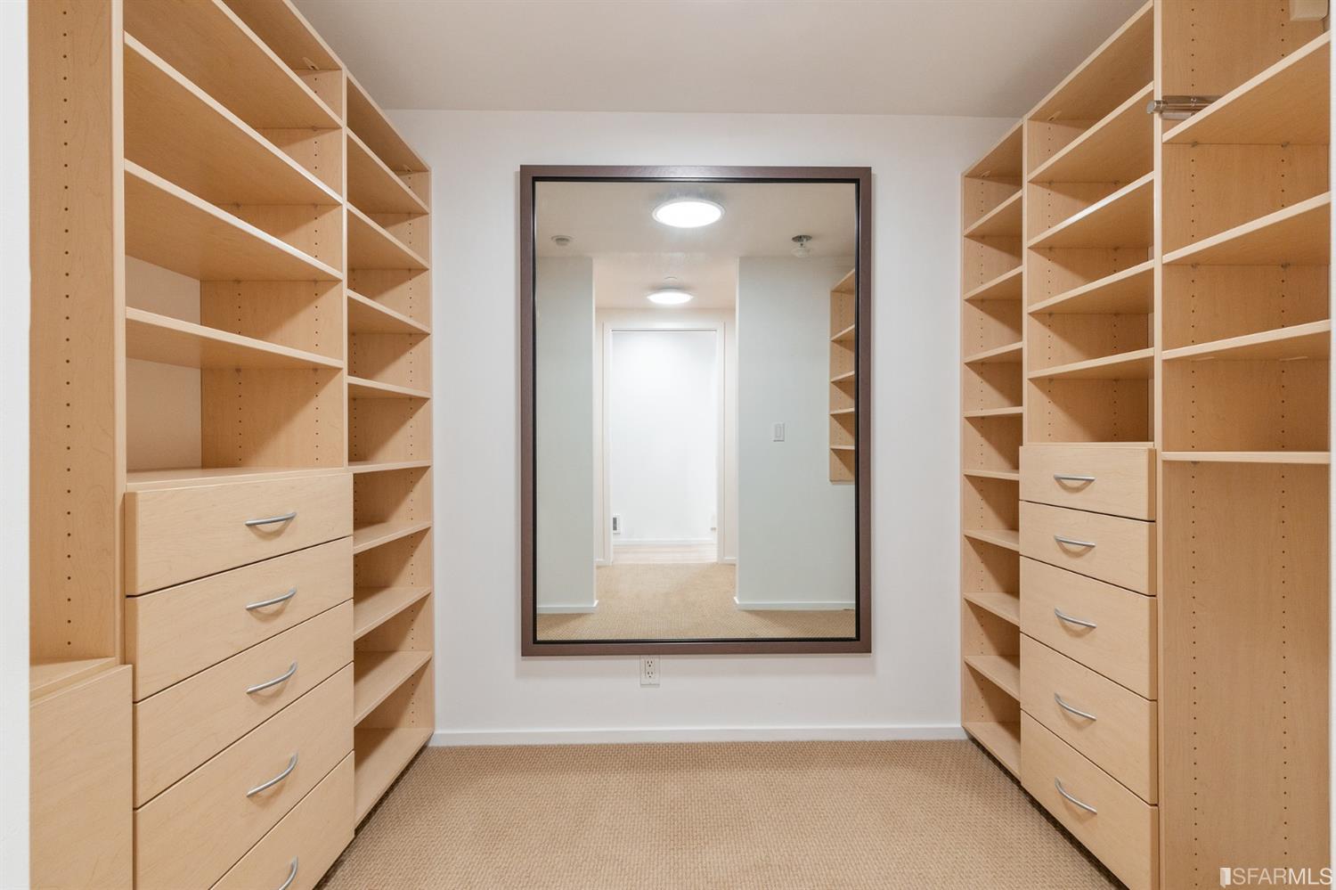 2 Fallon Place, Unit 15 San Francisco, CA 94133 - Photo 37 of 43 a view of walk in closet with empty racks