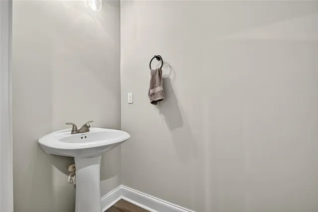 a bathroom with a sink