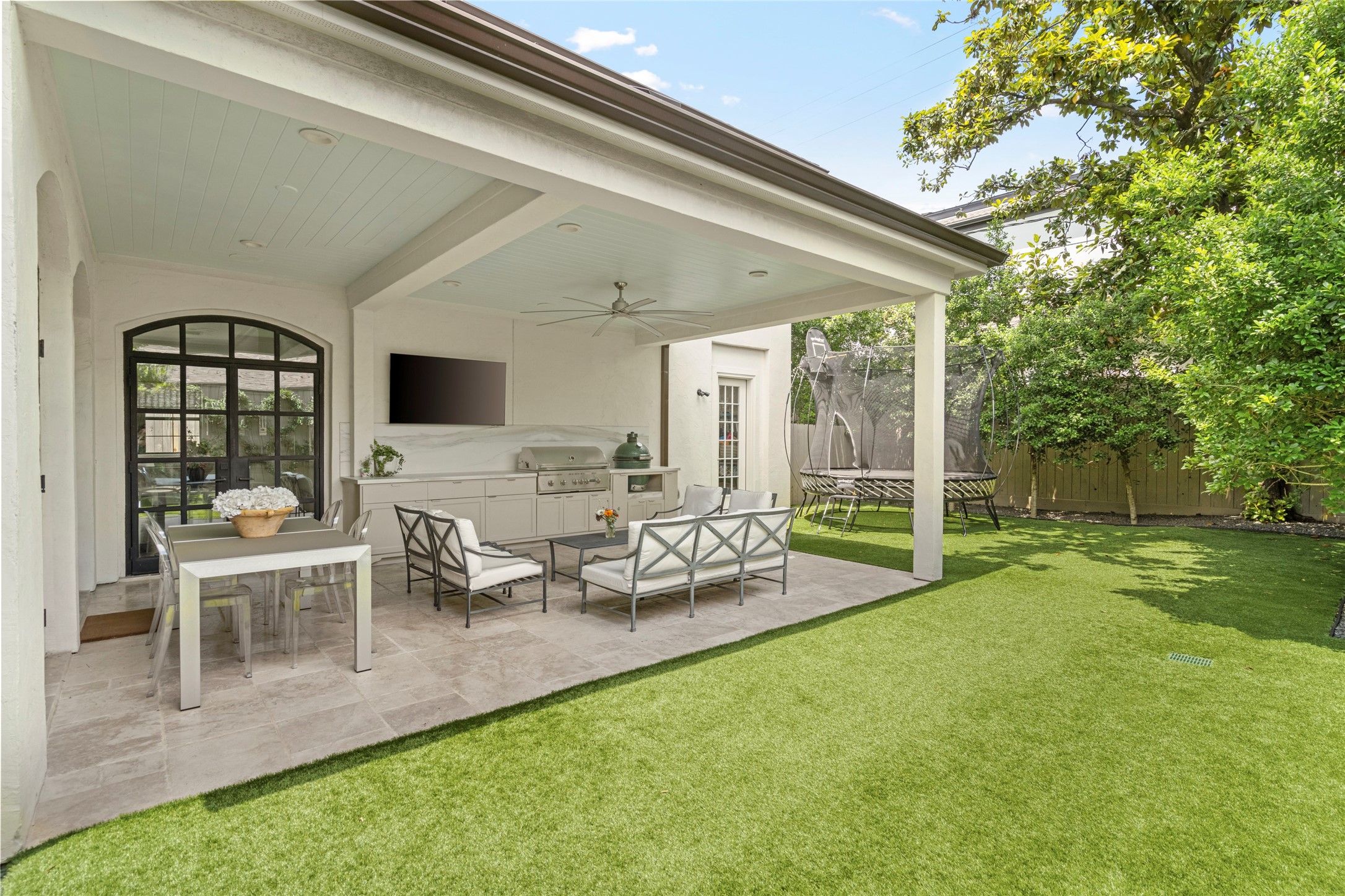 2216 Stanmore Drive Houston, TX 77019 - Photo 42 of 46 a view of a house with backyard porch and sitting area