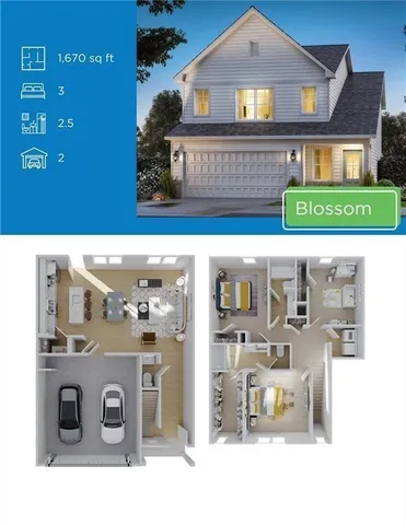 $328,802 | 107 Lavender Circle, Calhoun, GA 30701