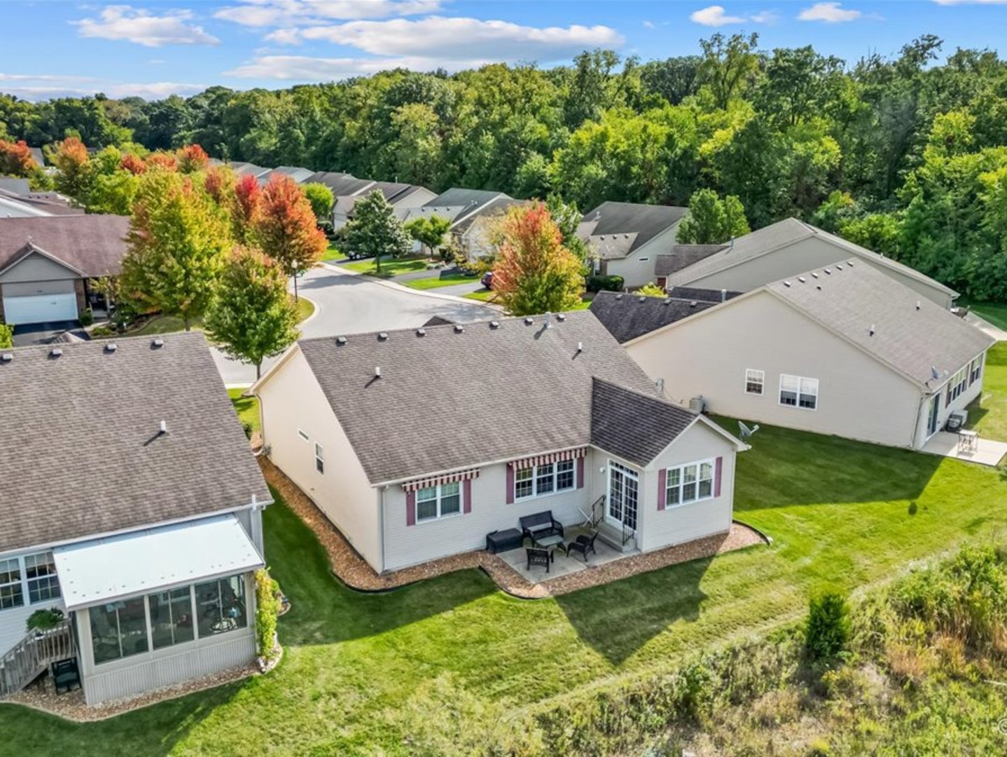 17228 Como Avenue Lockport, IL 60441 - Photo 27 of 32 an aerial view of a house with a garden