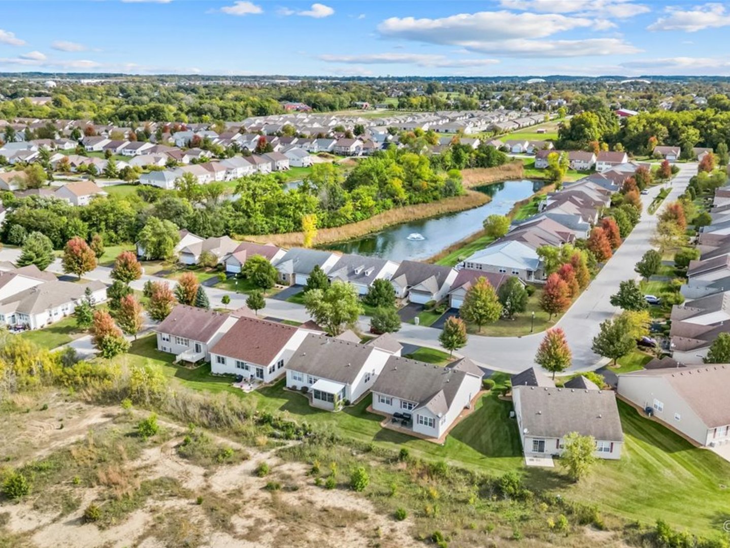 17228 Como Avenue Lockport, IL 60441 - Photo 30 of 32 an aerial view of residential houses with outdoor space