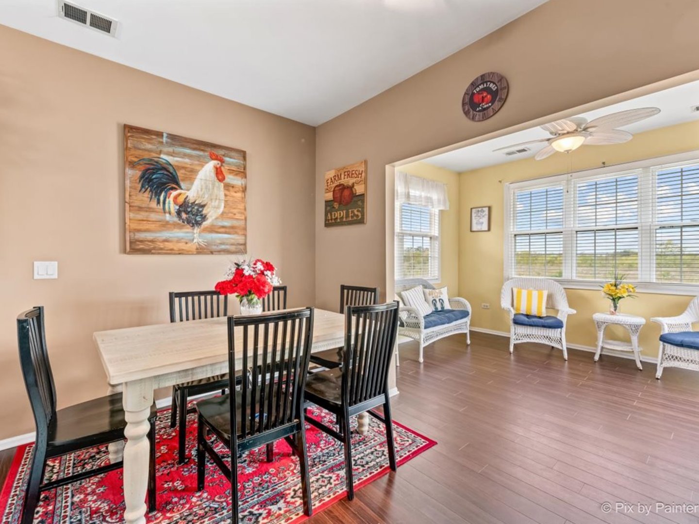 17228 Como Avenue Lockport, IL 60441 - Photo 8 of 32 a view of a dining room with furniture window and wooden floor