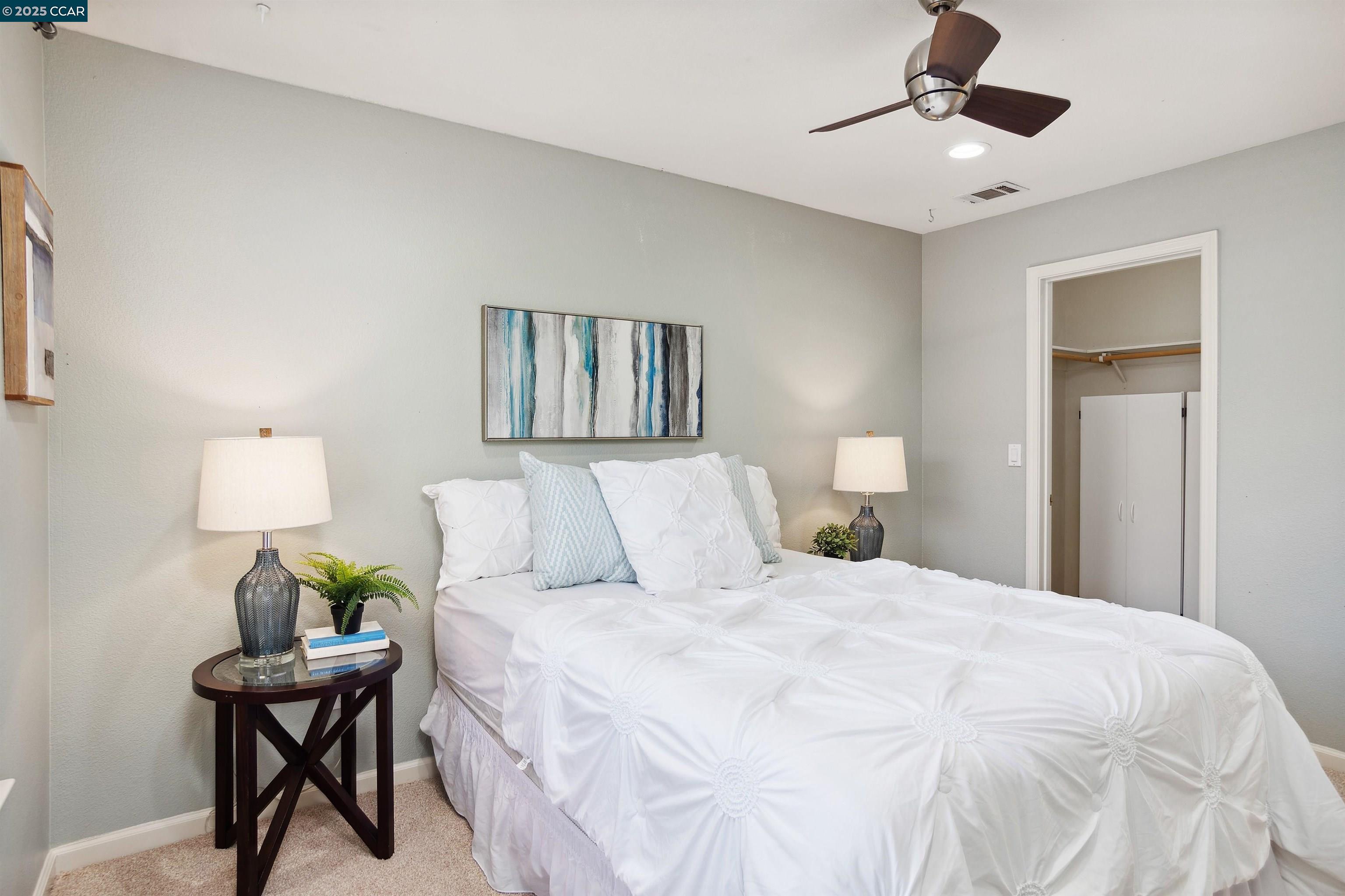 2073 Watermill Road San Ramon, CA 94582 - Photo 27 of 46 a large white bed in a white room