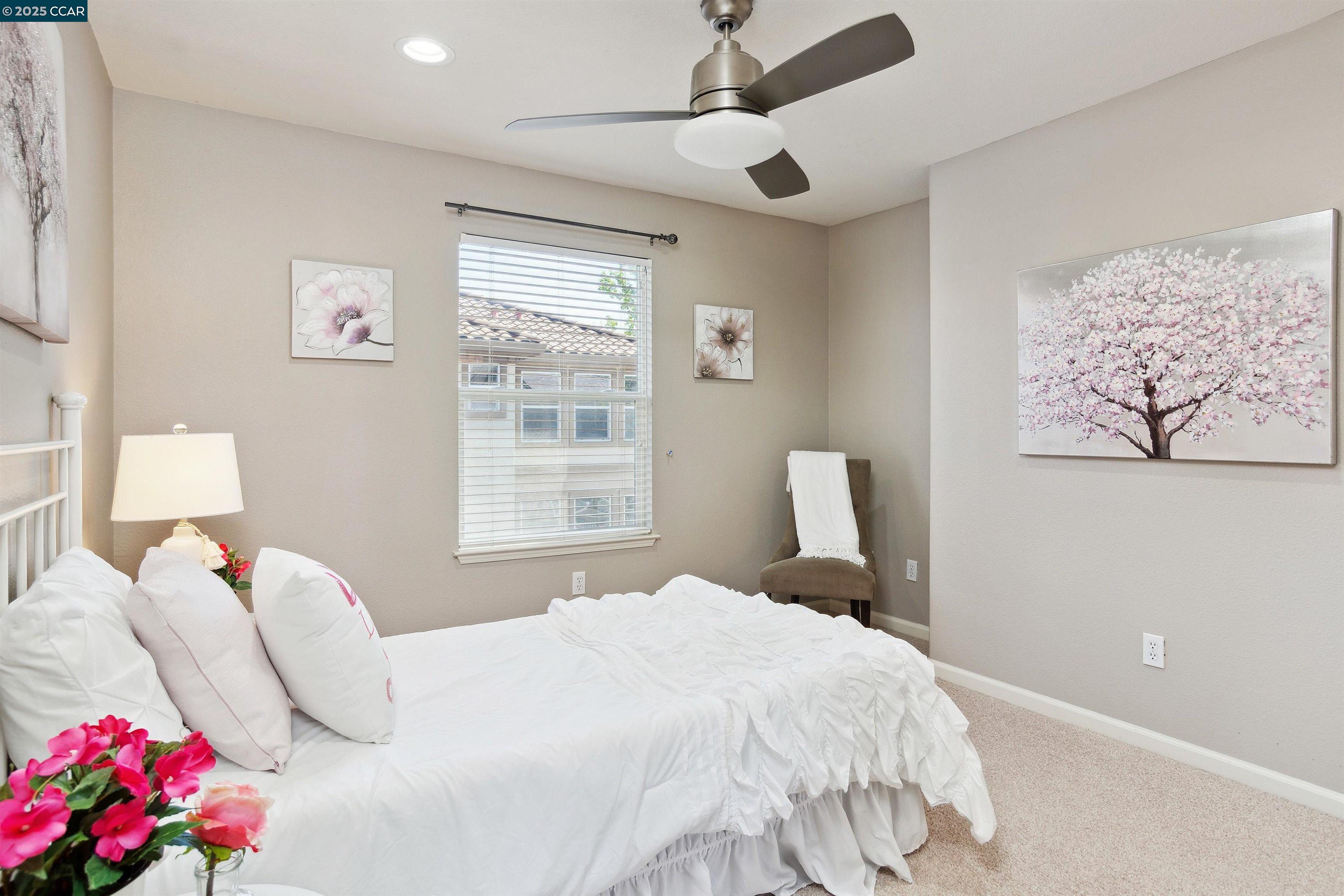 2073 Watermill Road San Ramon, CA 94582 - Photo 29 of 46 a bedroom with a bed and a window