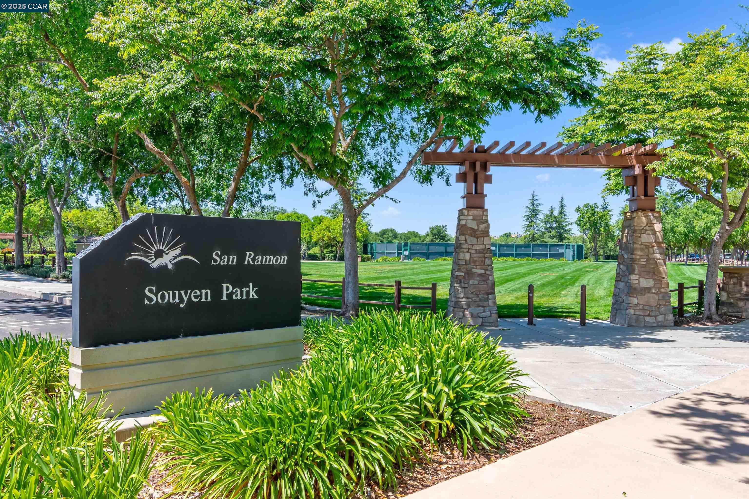 2073 Watermill Road San Ramon, CA 94582 - Photo 36 of 46 a sign that is sitting in front of flowers