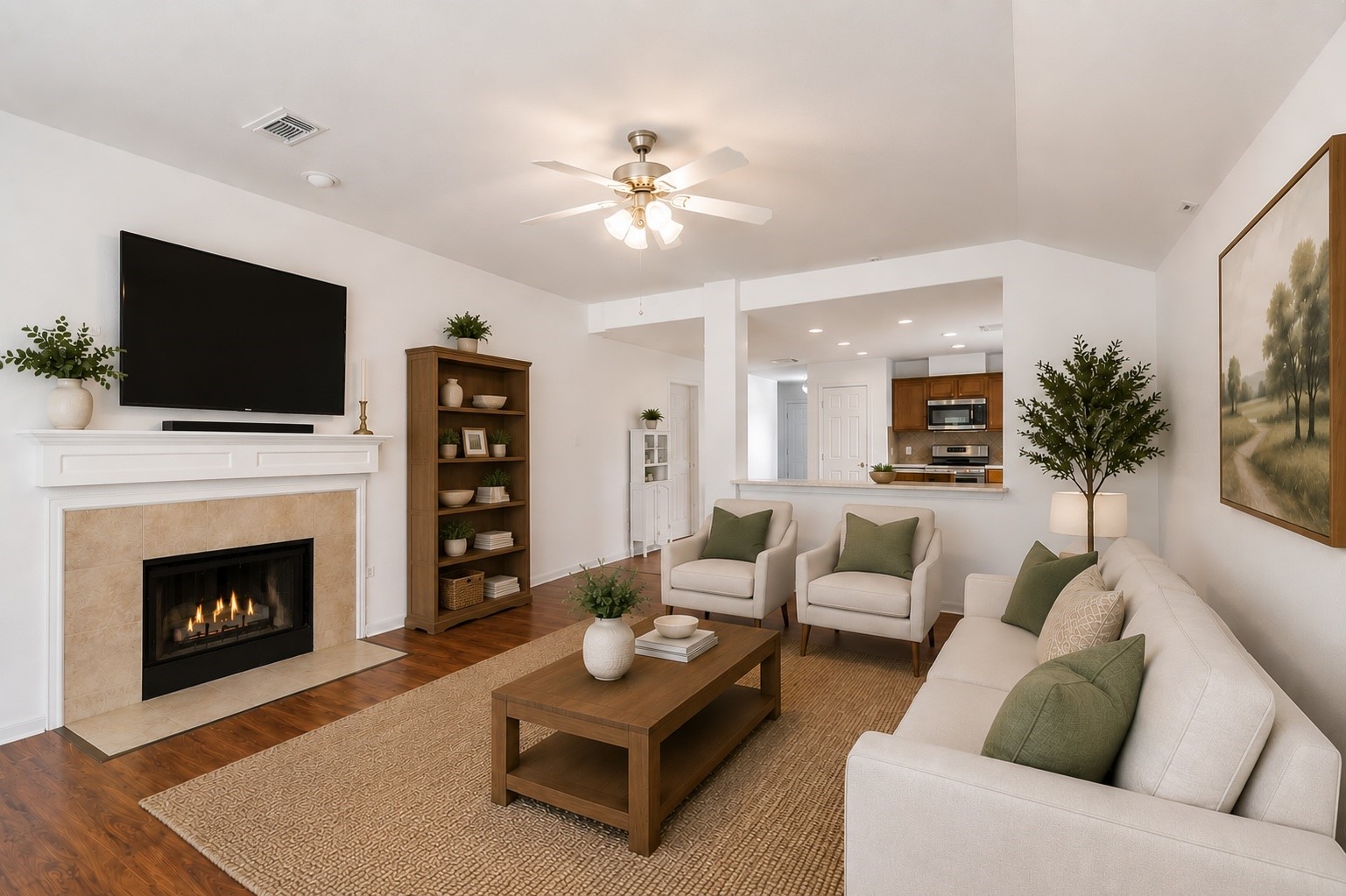 3211 Falcon Trail Drive Spring, TX 77373 - Photo 18 of 50 Virtually staged living room.