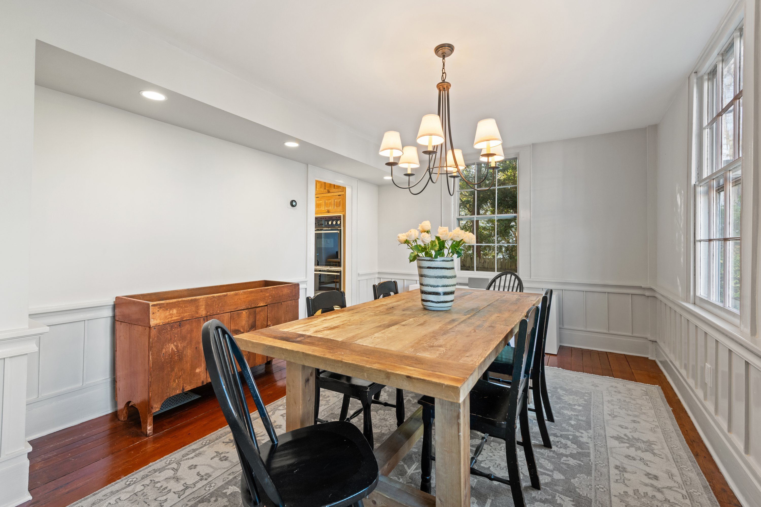 21 Wright Street Westport, CT 06880 - Photo 12 of 24 a view of a dining room with furniture window and wooden floor