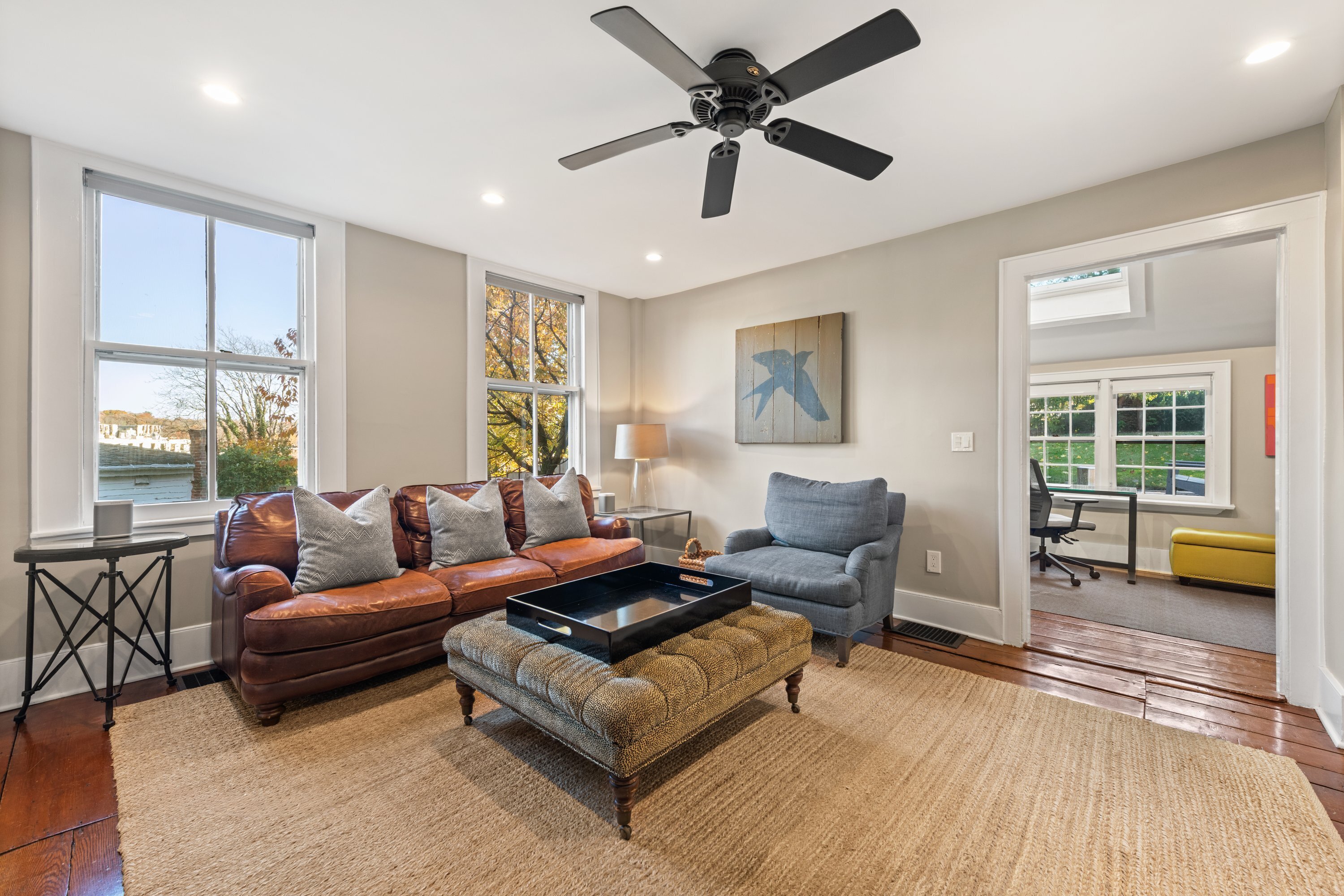 21 Wright Street Westport, CT 06880 - Photo 6 of 24 a living room with furniture and a large window with garden view