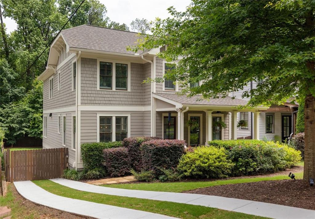 127 Oak Lane Decatur, GA 30030 - Photo 1 of 1 a front view of a house with a yard