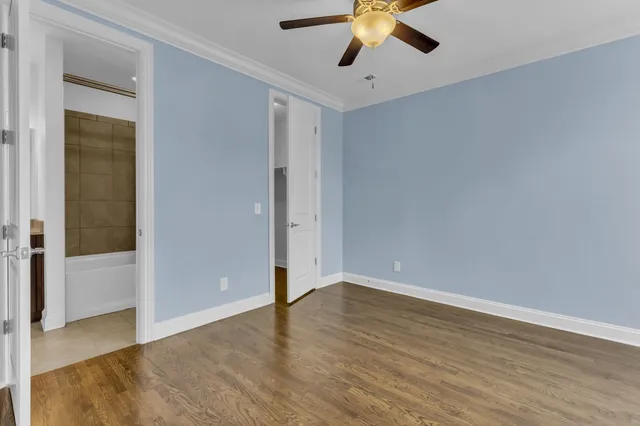 wooden floor in an empty room