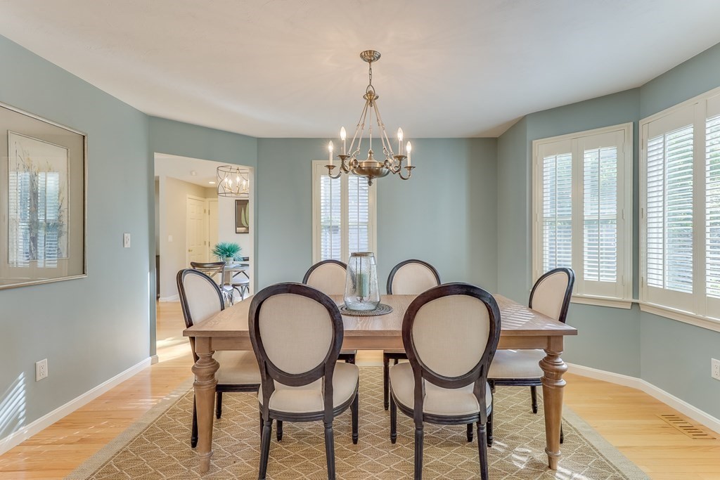 25 Rigsdale Way, Unit 25 Plymouth, MA 02360 - Photo 8 of 38 a view of a dining room with furniture window and wooden floor