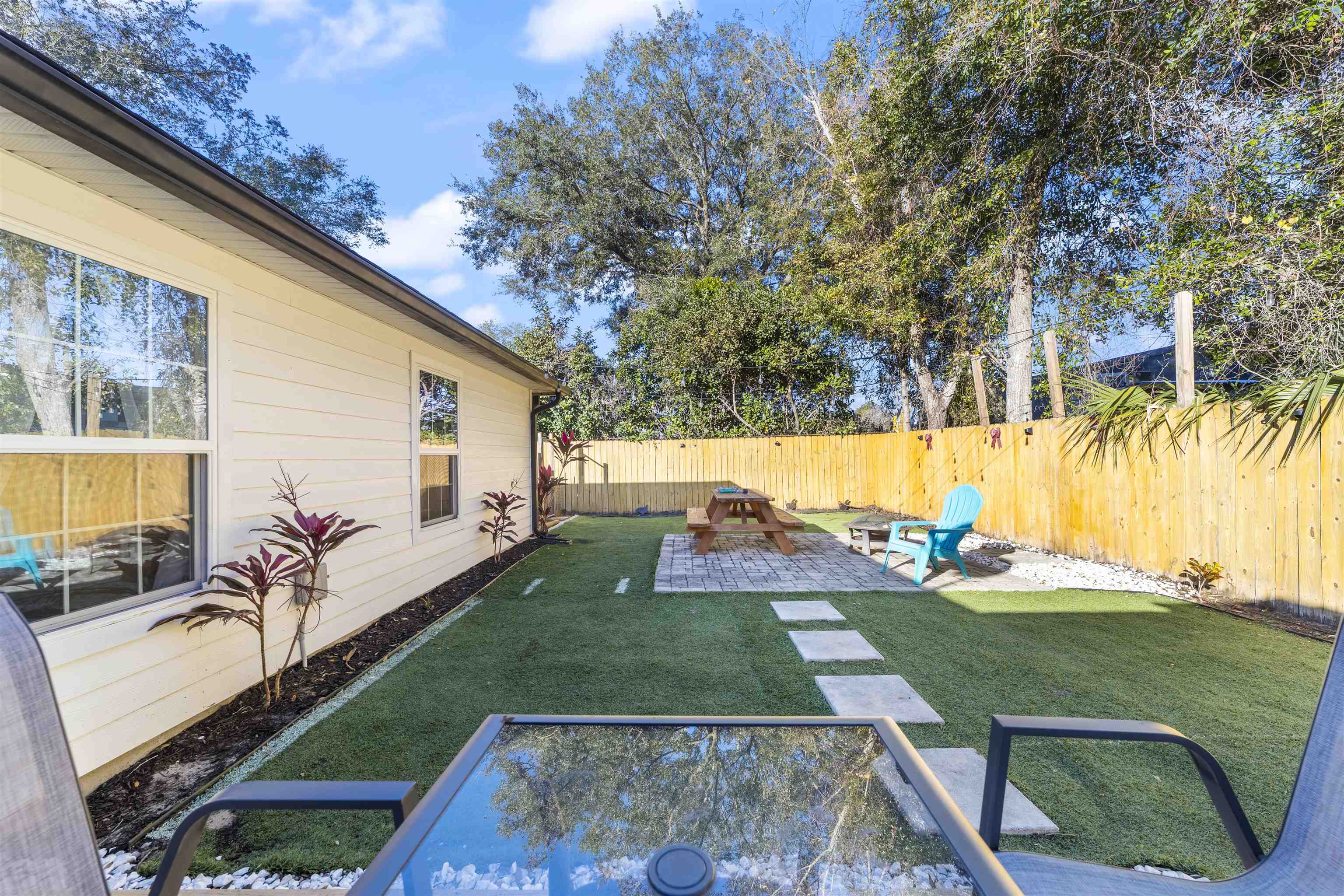 101 Azalea Road St. Augustine, FL 32086 - Photo 31 of 35 a view of a backyard with a patio