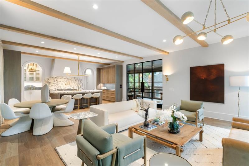 1026 Reeder Circle Northeast Atlanta, GA 30306 - Photo 18 of 95 a living room with furniture and a large window