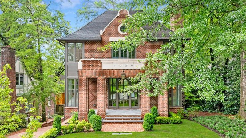 1026 Reeder Circle Northeast Atlanta, GA 30306 - Photo 65 of 95 a front view of a house with garden