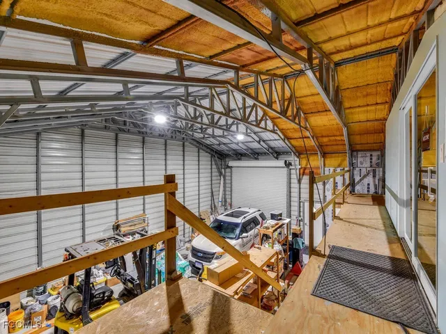 a view of storage and utility room