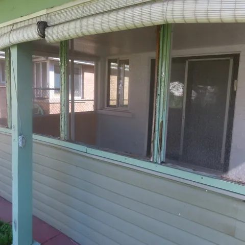 a view of front door