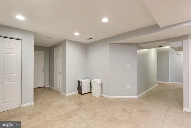 a view of outdoor space with playground and green space